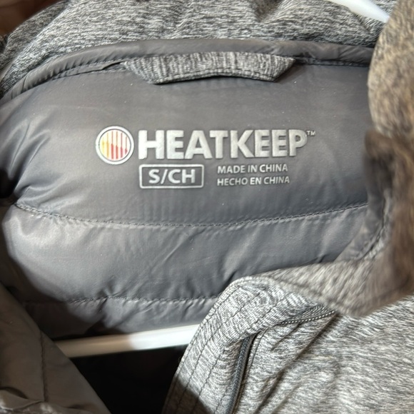 Small Heat Keeper Down Jacket PTP 20 Length 30 Two Zipper Pockets - Picture 2 of 6